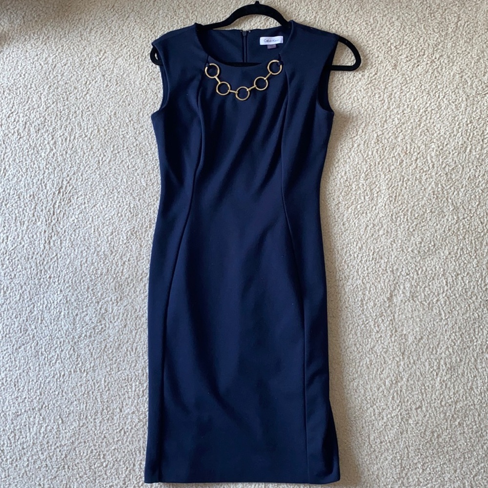 Size 4 calvin klein sheath dress